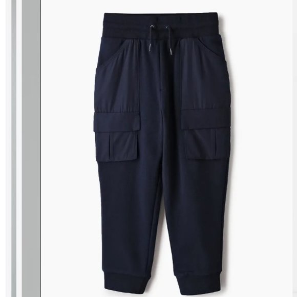 Gap Kids Boy's Pull On Knit Cargo Jogger Sweatpants in BLACK M - Picture 1 of 11